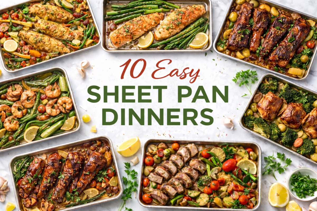 10 Easy Sheet Pan Dinners With Simple Ingredients