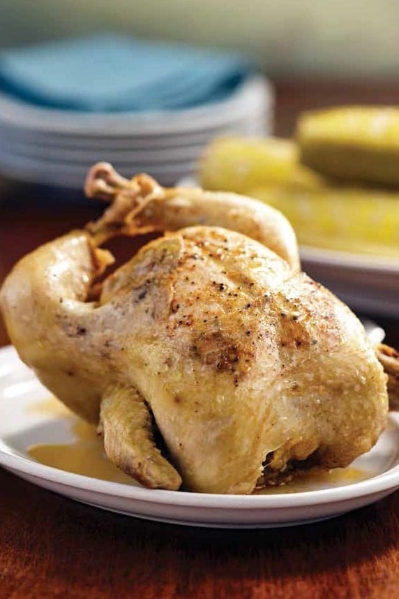 Instant Pot whole chicken is moist, tender and ready to serve.