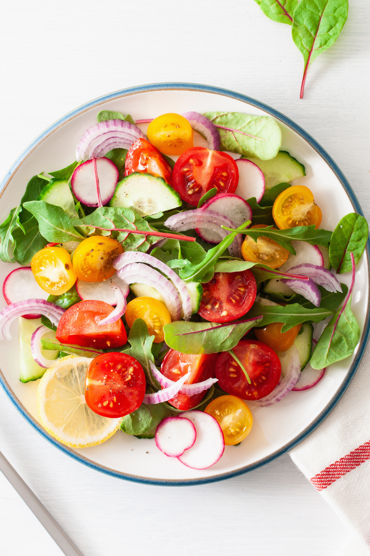 Cucumber Tomato Onion Salad