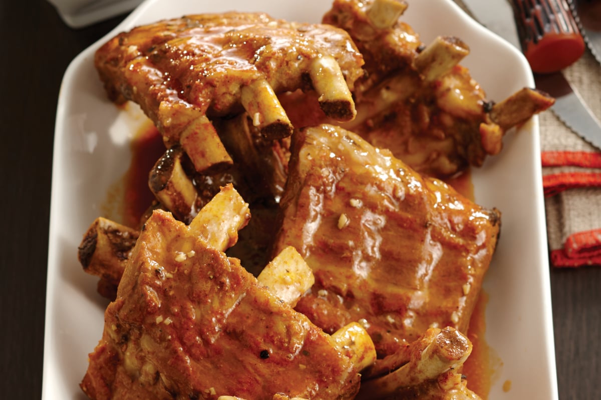 Instant Pot BBQ baby back ribs