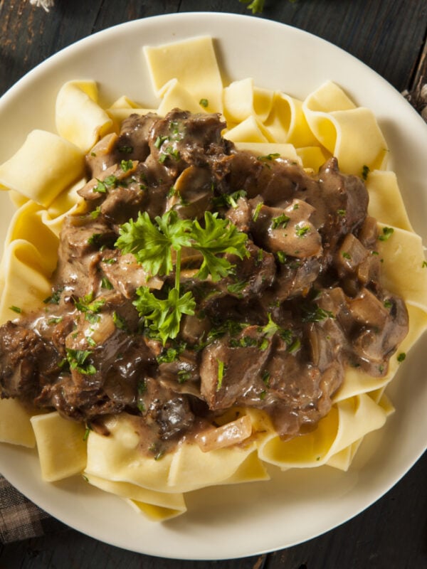 Instant Pot Beef Stroganoff With Tender Chuck and a Rich Sauce