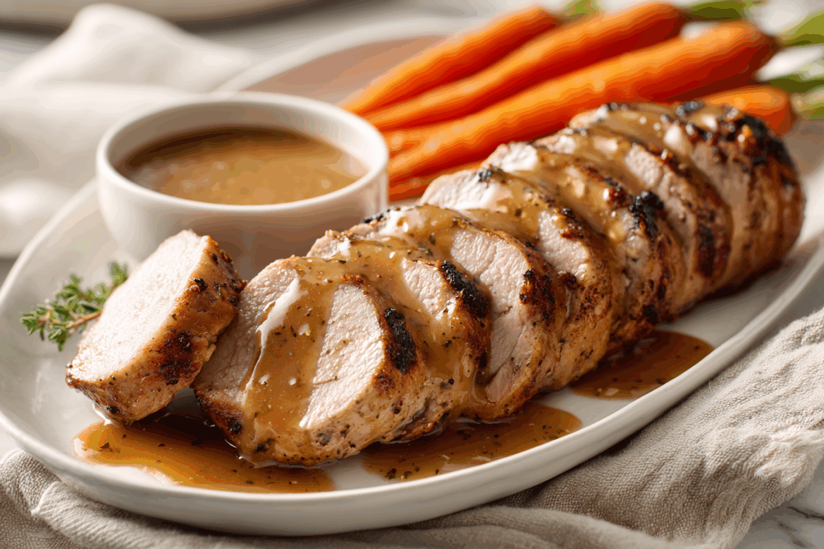 Instant Pot Pork Tenderloin With Maple Dijon Sauce