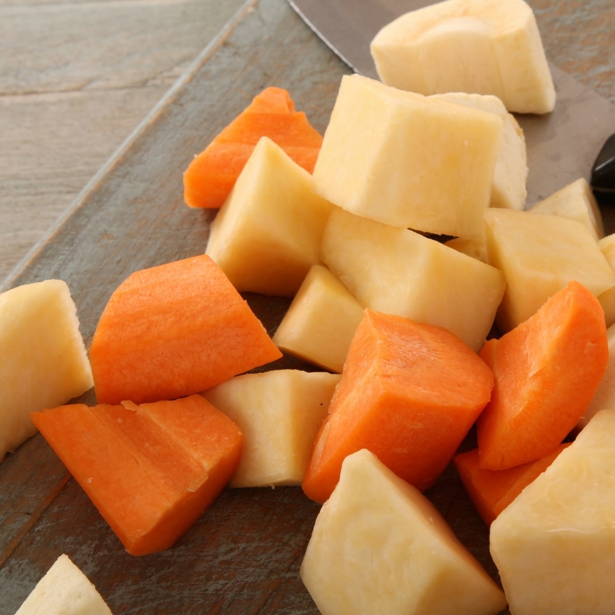 Raw Carrot and Potato Chunks - Smashing Eats