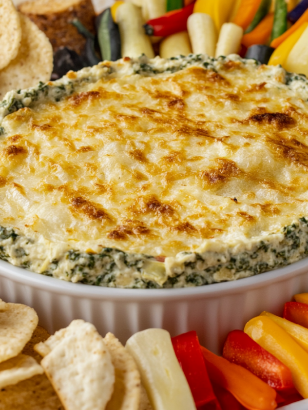 Spinach Artichoke Dip That Stays Creamy and Hot
