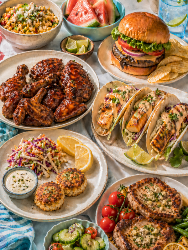 An assortment of easy summer dinners for hot days